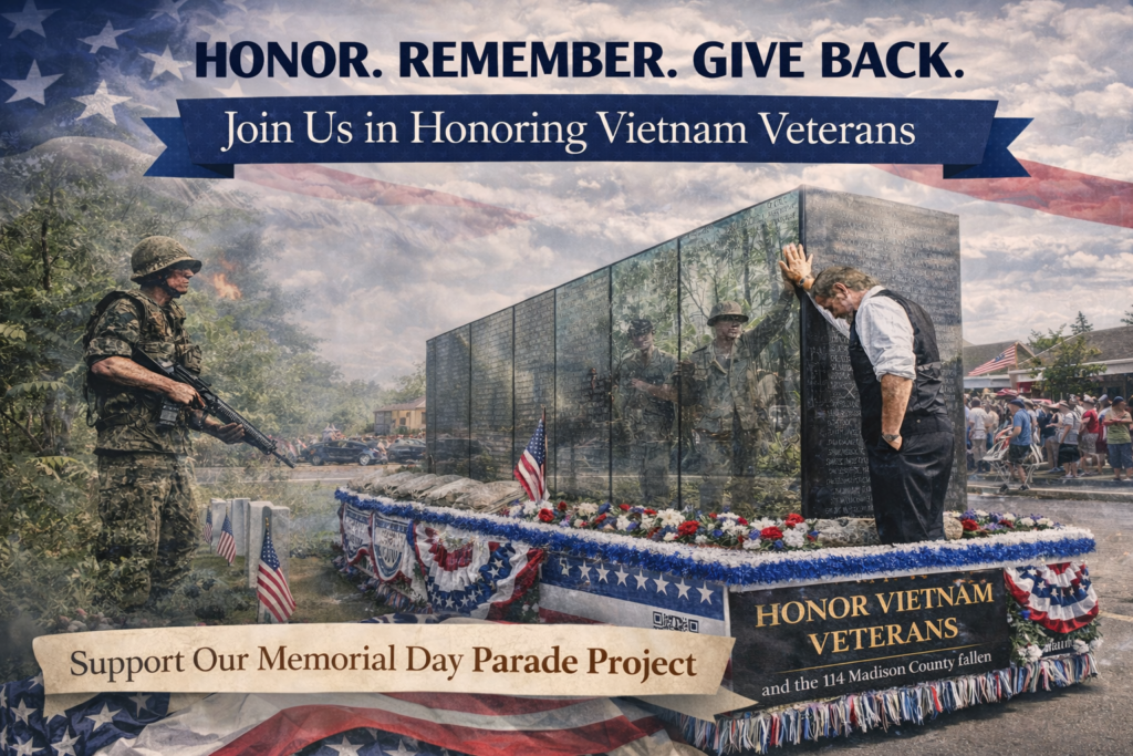 Memorial Day parade honoring Vietnam veterans
